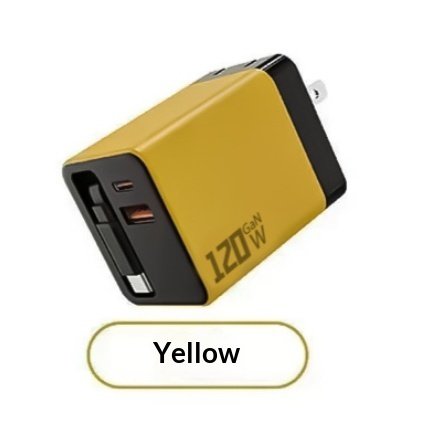 120W GaN Fast Charger With A Built-in Retractable Cable - Image 6