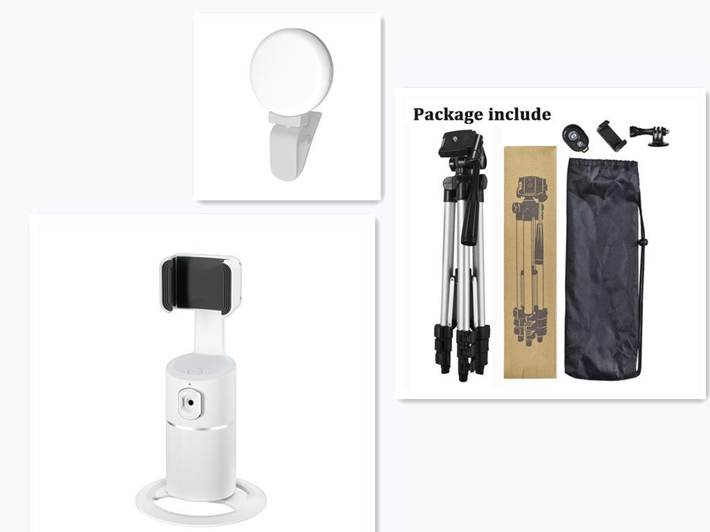 Smart Face Recognition Tracking PTZ Mobile Phone Stand Anchor Live Broadcast Stand - Image 2