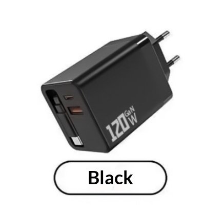 120W GaN Fast Charger With A Built-in Retractable Cable - Image 3